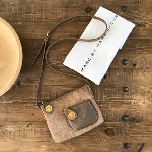 Marc by Marc Jacobs pony hair crossbody bag